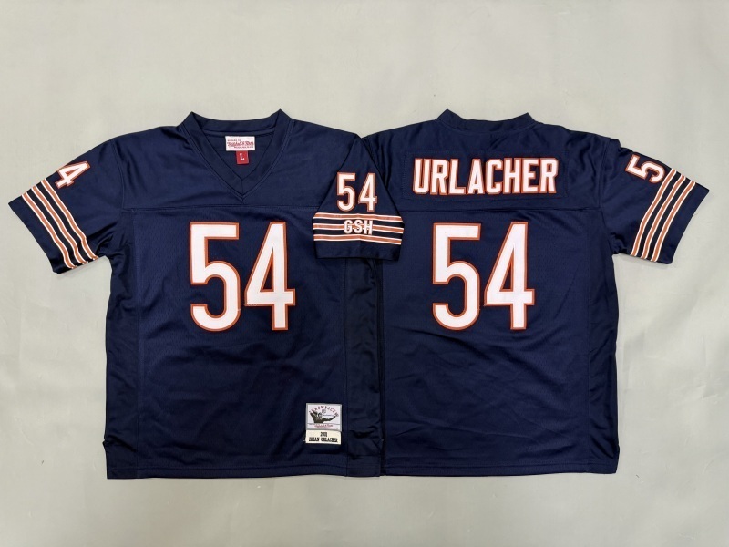 Youth Chicago Bears #54 Urlacher Blue Throwback Limited Nike NFL Jersey 01->youth nfl jersey->Youth Jersey